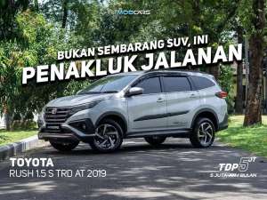 Jual bekas TERMURAH PAJAK PANJANG RUSH 1.5 S TRD AT 2019 SILVER METALIK MOBCARS,lokasi di Depok Kota