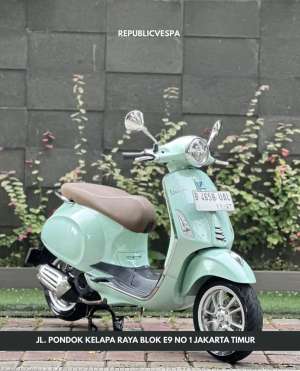 Jual bekas TERMURAH Piaggio Primavera 150 IGET ABS Th 2022 WARNA GREEN RELAX,lokasi di Jakarta Utara