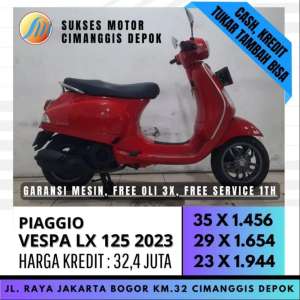 Jual bekas TERMURAH VESPA LX 125 2023 HANYA 1 JUTA UNIT BERGARANSI SUKSES MOTOR,lokasi di  