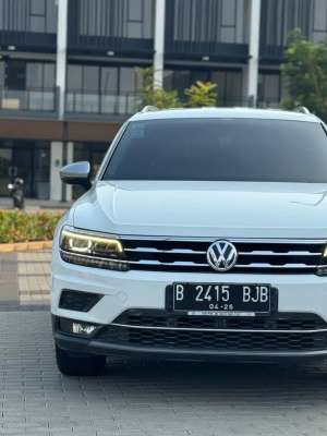 Jual bekas Termurah VW Tiguan Allspace 1.4 Turbo AT 2020 Putih Metalik,lokasi di Jakarta Selatan