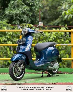 Jual bekas TERMURAHPIAGGIO VESPA PRIMAVERA S150 IGET ABS TH 2022 BLUE,lokasi di Tangerang Kota