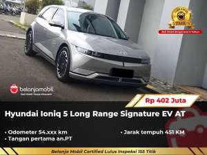 Jual bekas TGN PERTAMAHyundai Ioniq 5 Long Range Signature EV 20232024,lokasi di Jakarta Barat