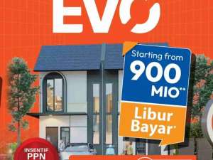 Tipe EVO Rumah DP 0 2 Lantai at Fortune Groove Graha Raya 900 Jutaan lokasi di Tangerang Kota, tersedia melalui melalui situs Olx