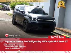 Jual bekas TIPE TERTINGGI Hyundai Santafe Santa Fe Calligraphy Hybrid 2025 2026,lokasi di  ,Jakarta Selatan