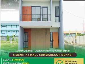 TOWNHOUSE PREMIUM BATA MERAH - 2 LANTAI 3 KT - DEKAT SUMMARECON BEKASI lokasi di Bekasi Kota, tersedia melalui melalui situs Olx