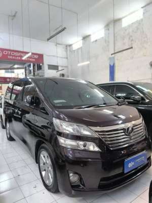 Jual bekas TOYOTA 2010 VELLFIRE 2.4 AT BURGUNDY ISTIMEWAH OTOMART 286 KENJERAN,lokasi di Surabaya Kota