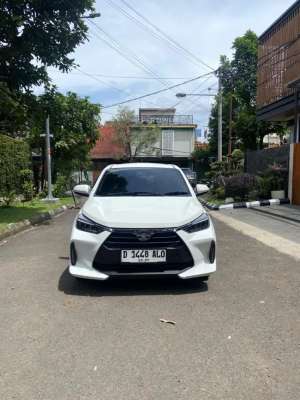 Jual bekas Toyota Agya 1.2 G CVT THN 2024,lokasi di Bandung Kota