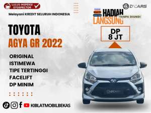 Jual bekas TOYOTA AGYA 1.2 GR SPORT 2022 DP MINIM ORIGINAL ISTIMEWA,lokasi di Sragen Kab.