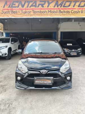 Jual bekas Toyota Agya 1.2 TRD Automatic 2018 Hitam LCGC Pajak Panjang Terawat OK,lokasi di Palembang Kota