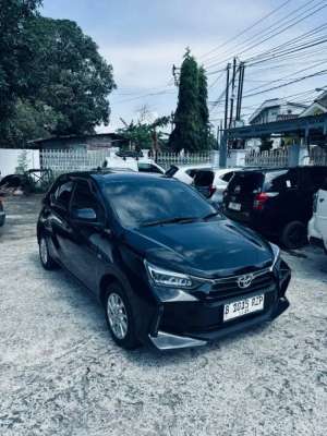 Jual bekas Toyota Agya G Metic 2024 mulus plat B pajak hidup, subwoofer kolong.,lokasi di Palembang Kota