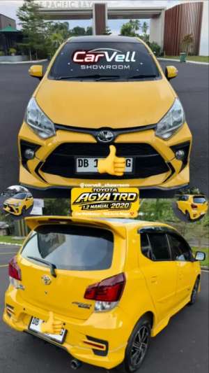 Jual bekas TOYOTA AGYA TRD 1.2 MANUAL 2020BONUS Special by CarVell,lokasi di Manado Kota