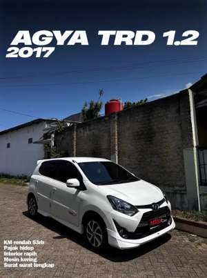 Jual bekas Toyota Agya TRD 2017 Manual,lokasi di Bandar Lampung Kota