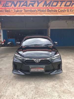 Jual bekas Toyota All New Agya 1.2 G TCO Edition GR Kit Automatic 2023 Hitam OK,lokasi di Palembang Kota