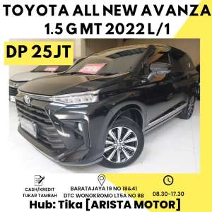 Jual bekas Toyota All New Avanza 1.5 G MT 2022 L1,lokasi di Surabaya Kota