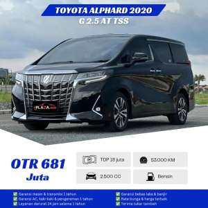 Jual bekas Toyota Alphard 2020G ATPM TSS 2.5 Automatic,lokasi di Tangerang Selatan Kota