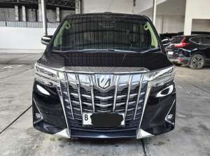 Jual bekas Toyota Alphard 2.5 G AT 2018 Hitam Mulus Siap Pakai Good Condition,lokasi di Jakarta DKI