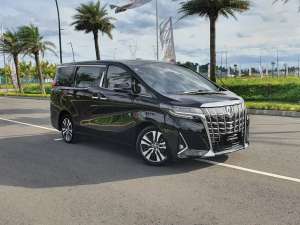 Jual bekas TOYOTA ALPHARD 2.5 G ATPM 2021 PILOT SEAT TSS HITAM 2022,lokasi di Jakarta Selatan