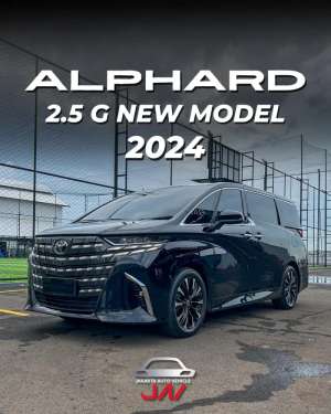 Jual bekas TOYOTA ALPHARD 2.5 G NEW MODEL 2024LIKE NEWMINT CONDITION,lokasi di Jakarta Timur