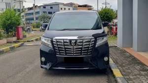 Jual bekas Toyota Alphard 2.5 X Captain Seat AT Hitam 2015 Captain Seat Record,lokasi di Jakarta Barat