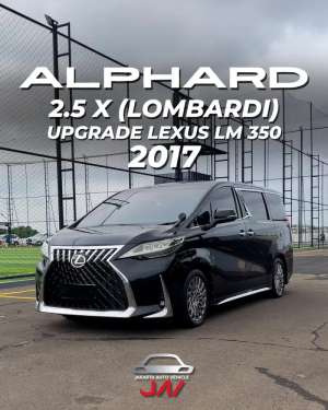 Jual bekas TOYOTA ALPHARD 2.5 X LOMBARDIUPGRADE LEXUS LM 350 CONVERSION,lokasi di Jakarta Timur