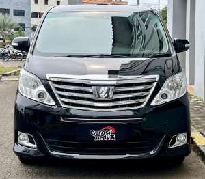 Jual bekas Toyota Alphard G 2012 Antik Low KM Murah Bekas Hitam Genap Garansi,lokasi di Jakarta Pusat