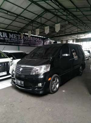 Jual bekas Toyota Alphard G 2.5 AT 2007 Solid Black Mulus,lokasi di Bandung Kota