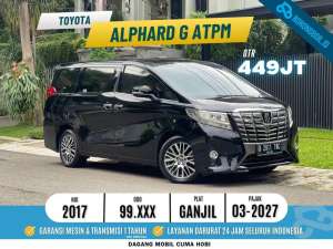 Jual bekas Toyota alphard G atpm 2017,lokasi di Jakarta Timur