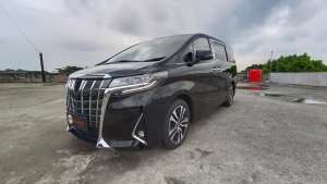 Jual bekas TOYOTA ALPHARD G ATPM AT HITAM 2019,lokasi di Jakarta Pusat