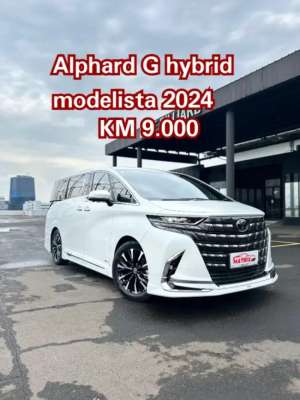 Jual bekas Toyota Alphard G hybrid modelista 2024 AT Matic Genap ganjil,lokasi di  ,Jakarta Utara