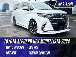 Jual bekas Toyota Alphard HEV Hybrid Modellista 2024 White Putih Modelista,lokasi di  ,Jakarta Selatan