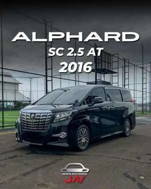 Jual bekas TOYOTA ALPHARD SC 2.5 AT,lokasi di Jakarta Timur
