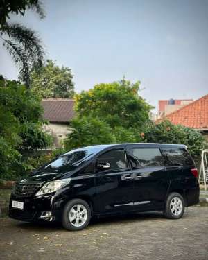 Jual bekas Toyota Alphard X 2013 Hitam No Ex Taxi Captain seat,lokasi di Tangerang Selatan Kota