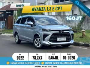 Jual bekas Toyota Avanza 1.3 E CVT 2022,lokasi di Jakarta Barat