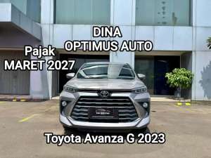Jual bekas Toyota Avanza G 2023 AT 1.6, Km 23 Ribu, Pajak MARET 2027,lokasi di Jakarta Selatan