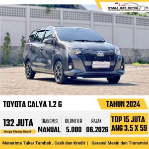 Jual bekas Toyota Calya G Manual th 2024 km 5 rb,lokasi di  ,Jakarta Barat