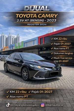 Jual bekas Toyota Camry 2.5V AT Bensin - 2023Register 2024,lokasi di Jakarta Timur