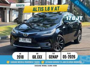 Jual bekas Toyota Corolla Altis 1.8 V AT 20172018 LOW KMAccord Camry,lokasi di Jakarta Selatan
