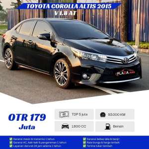 Jual bekas Toyota Corolla Altis 2015 V 1.8 Automatic,lokasi di Jakarta Selatan