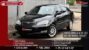 Jual bekas Toyota Corrola Altis 1.8 G VVT-i MT Manual FACELIFT 2004,lokasi di  
