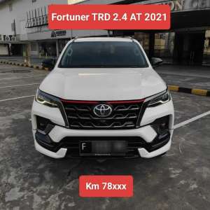 Jual bekas Toyota Fortuner 2.4 TRD 2021 AT Diesel,lokasi di Jakarta Pusat