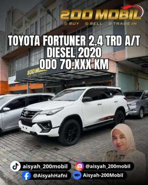 Jual bekas Toyota Fortuner 2.4 TRD AT Diesel 2020,lokasi di  ,Medan Kota