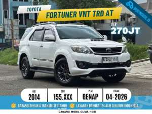 Jual bekas Toyota Fortuner 2.5 G VNT TRD Sportivo 2014,lokasi di Jakarta Barat
