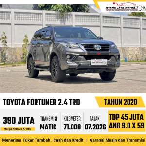 Jual bekas TOYOTA FORTUNER VRZ 2.4 TRD 2020,lokasi di Jakarta Selatan