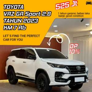Jual bekas Toyota Fortuner VRZ GR Sport 2.8 AT Tahun 2023,lokasi di Jakarta Utara
