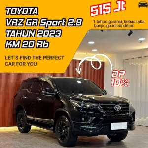 Jual bekas Toyota Fortuner VRZ GR Sport 2.8 AT Tahun 2023,lokasi di Jakarta Utara