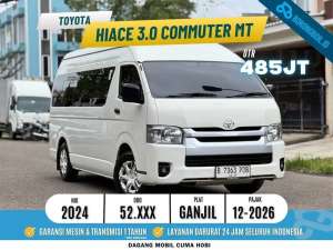 Jual bekas Toyota Hiace 3.0 commuter MT 2024 Putih,lokasi di Tangerang Selatan Kota
