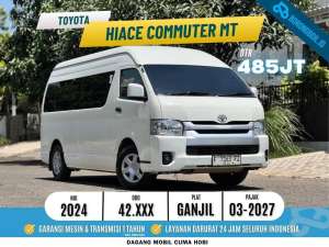 Jual bekas TOYOTA HIACE COMMUTER MANUAL 2024 PUTIH ISTIMEWA LIKE NEW ISTIMEWA,lokasi di Tangerang Selatan Kota