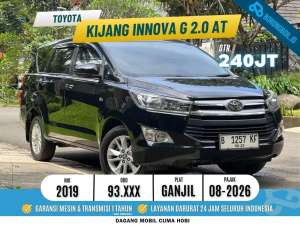 Jual bekas Toyota Innova 2.0 G AT Bensin 20182019,lokasi di Jakarta Pusat