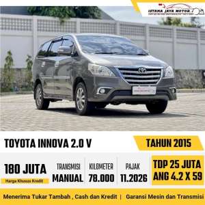 Jual bekas Toyota innova 2015,lokasi di Jakarta Selatan