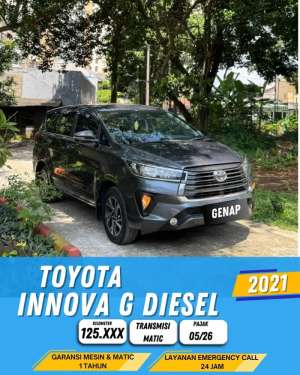 Jual bekas TOYOTA INNOVA REBORN G 2021 AT MATICGENAP,lokasi di Tangerang Kota
